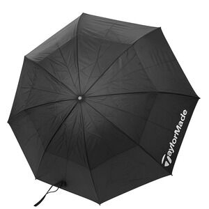 TaylorMade Black Golf‎ Black Umbrella 43" canopy 75 MPH Wind proof Vortex Vent